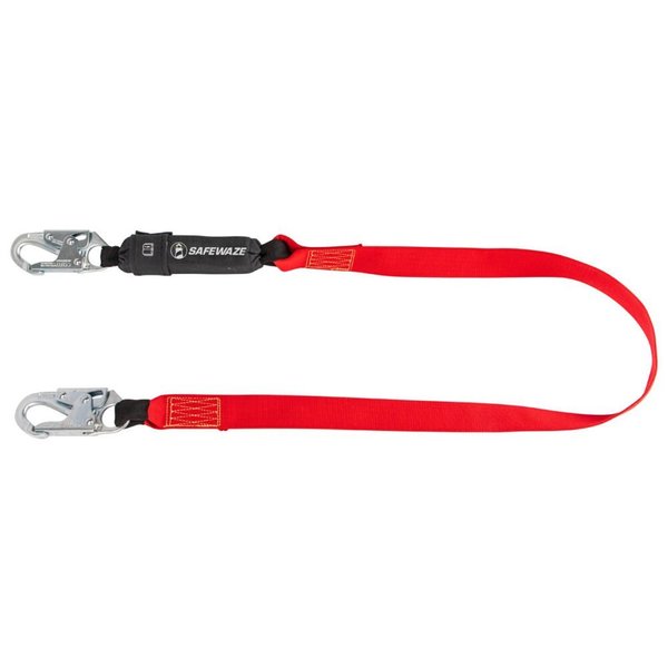 Safewaze Welding 6' Energy Absorbing Lanyard: Snap Hooks FS77430-WE